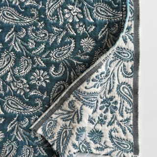 Decoration fabric jacquard Mumbai allover jade