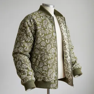 Decoration fabric jacquard Mumbai allover kaki