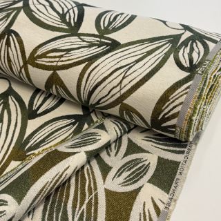 Decoration fabric jacquard Folia romarin