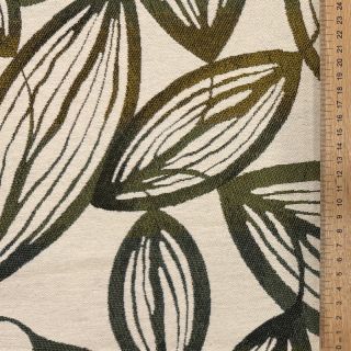 Decoration fabric jacquard Folia romarin