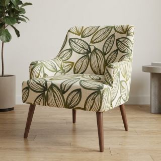 Decoration fabric jacquard Folia romarin