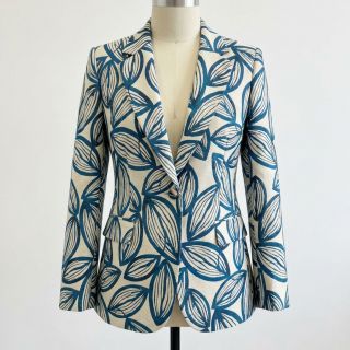 Decoration fabric jacquard Folia bleu