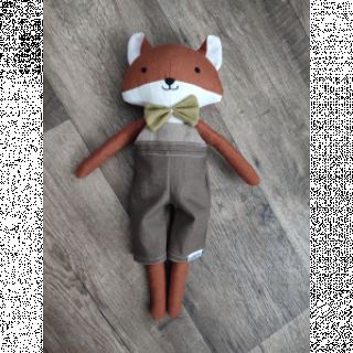 Linen enzyme washed rust