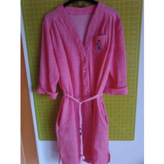 Double gauze/muslin pink