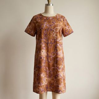 Cotton fabric TIE DYE EMBROIDERY Elise tape design B