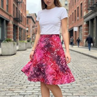 Cotton fabric TIE DYE EMBROIDERY Elise tape design E