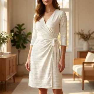 Jersey RUFFLES white