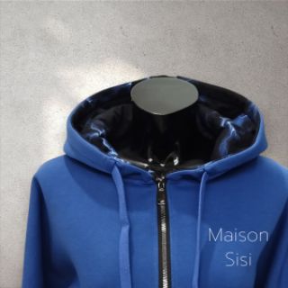 Cotton cord flat 15 mm cobalt