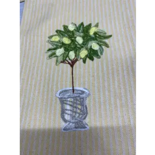 Decoration fabric DOBBY Colored stripe lavender