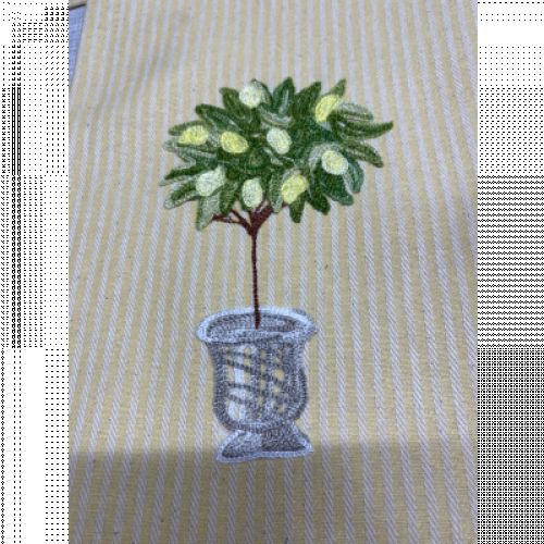 Decoration fabric DOBBY Colored stripe lavender