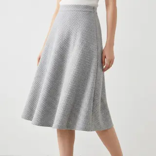 Knitted Angora honey light grey