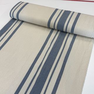 Decoration fabric Bernadette stripe denim
