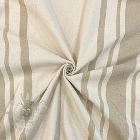 Decoration fabric Bernadette stripe ficelle
