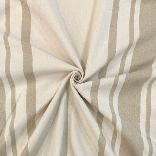 Decoration fabric Bernadette stripe ficelle