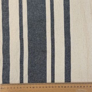 Decoration fabric Bernadette stripe indigo
