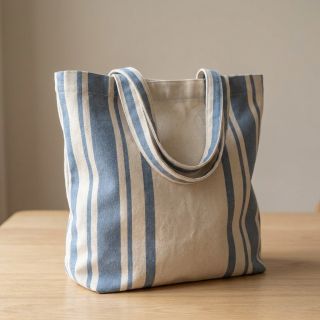 Decoration fabric Bernadette stripe denim