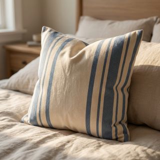 Decoration fabric Bernadette stripe denim