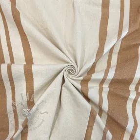 Decoration fabric Bernadette stripe peanut