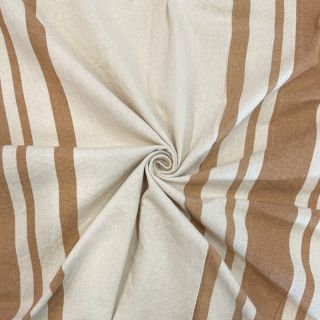 Decoration fabric Bernadette stripe peanut