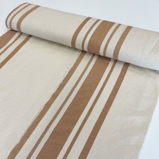Decoration fabric Bernadette stripe peanut