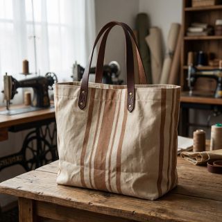 Decoration fabric Bernadette stripe peanut