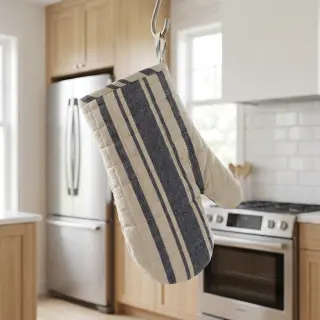 Decoration fabric Bernadette stripe indigo
