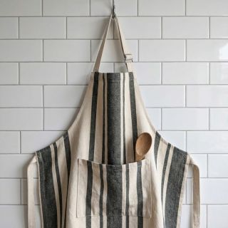 Decoration fabric Bernadette stripe kaki