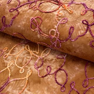 Cotton fabric TIE DYE Chenille ela design A