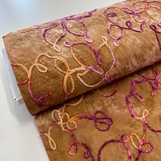 Cotton fabric TIE DYE Chenille ela design A