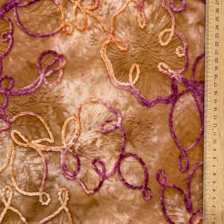 Cotton fabric TIE DYE Chenille ela design A