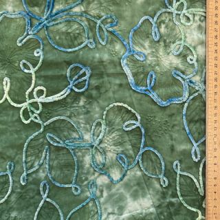 Cotton fabric TIE DYE Chenille ela design B