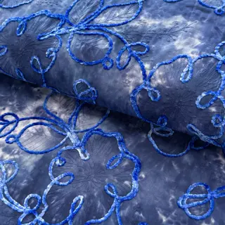 Cotton fabric TIE DYE Chenille ela design C