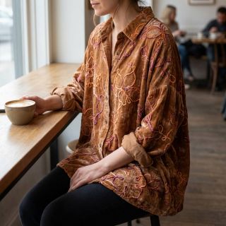 Cotton fabric TIE DYE Chenille ela design A