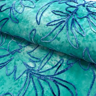 Cotton fabric TIE DYE Chenille manon design A