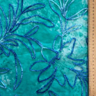 Cotton fabric TIE DYE Chenille manon design A