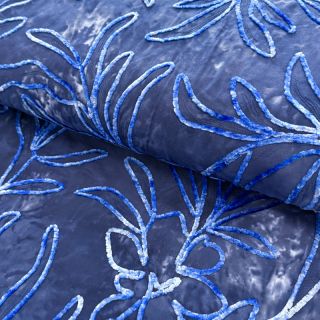 Cotton fabric TIE DYE Chenille manon design B