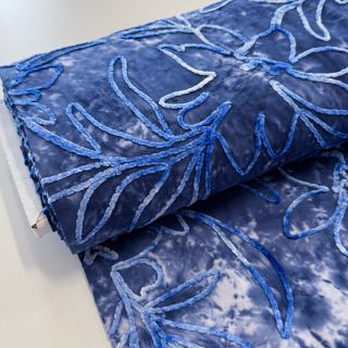 Cotton fabric TIE DYE Chenille manon design B