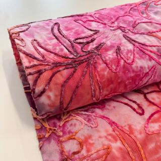 Cotton fabric TIE DYE Chenille manon design C