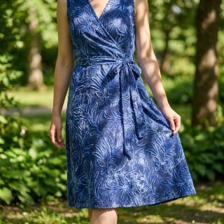 Cotton fabric TIE DYE Chenille manon design B