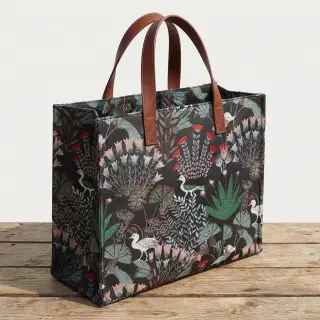 Decoration fabric jacquard Botanic Paradise Bird
