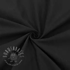 Cotton fabric WASHED black