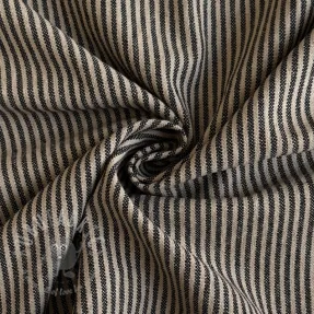 Decoration fabric Simone lin noir