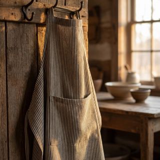 Decoration fabric Simone lin noir