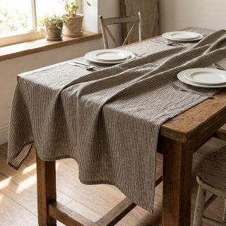 Decoration fabric Simone lin noir