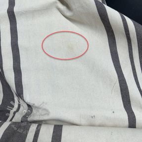 Decoration fabric Bernadette stripe coffee 2nd class