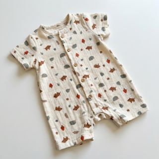 Double gauze/muslin Forest animals ORGANIC SIMPLY NATURAL