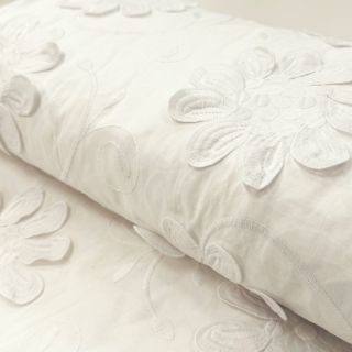 Cotton fabric EMBROIDERY Bellagio off white