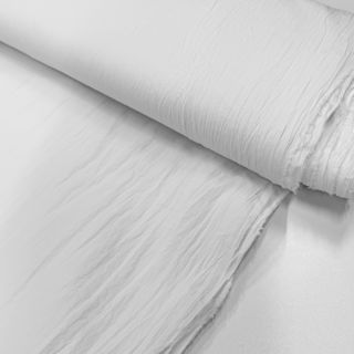 Cotton fabric WASHED white