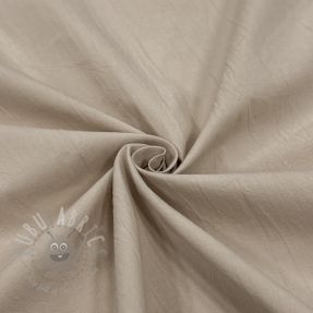 Cotton fabric WASHED beige
