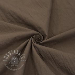 Cotton fabric WASHED taupe